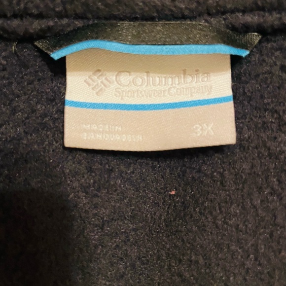 Columbia Charcoal Fleece Outerwear Vest - Picture 3 of 5